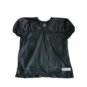 EUC Schutt Youth Size XL Black Practice Jersey Tackle Over Pads Mesh
